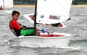 Luke Tan, Singapore National Optimist Champ, presently leading IODA Champs photo copyright SingaporeSailing taken at  and featuring the  class