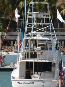Maritimo 550 in Port Hinchinbrook photo copyright Powerboat-World.com http://www.powerboat-world.com taken at  and featuring the  class