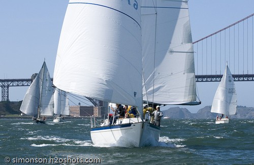Islander 36 Nationals, San Francisco, October 2009 © Erik Simonson/ h2oshots.com