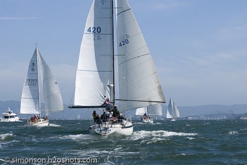 Islander 36 Nationals, San Francisco, October 2009 © Erik Simonson/ h2oshots.com