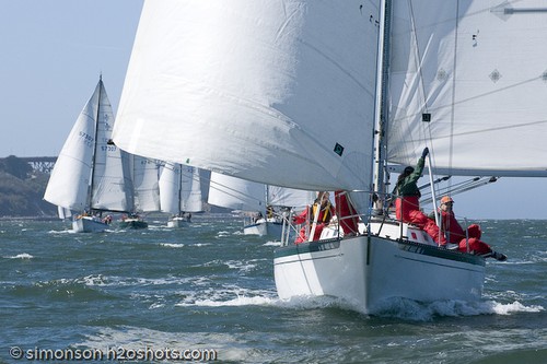 Islander 36 Nationals, San Francisco, October 2009 © Erik Simonson/ h2oshots.com