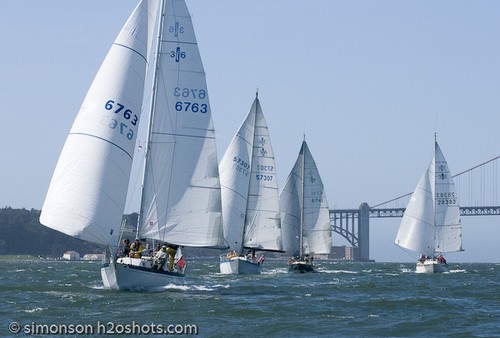 Islander 36 Nationals, San Francisco, October 2009 © Erik Simonson/ h2oshots.com