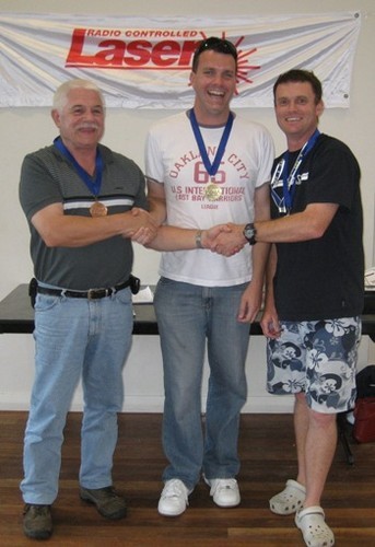 NSW State Championship Winners - Radio Controlled (RC) Laser  © Cliff Bromiley www.radiosail.com.au http://www.radiosail.com.au