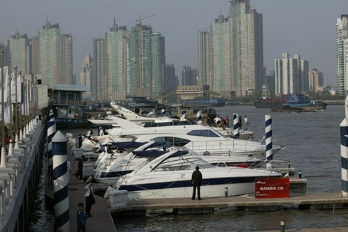 14th China International Boat Show. In-water show at the Shanghai Yacht Club. © Guy Nowell http://www.guynowell.com