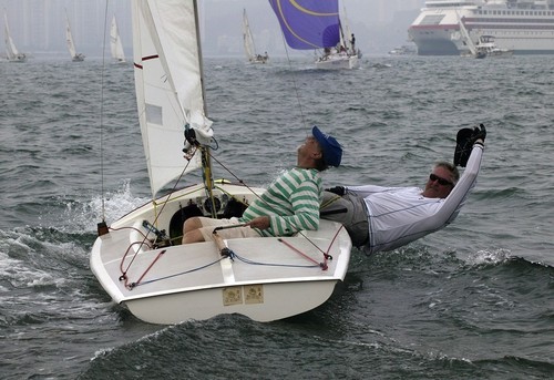 Smile for the camera! - RHKYC Long Beach Autumn Regatta 2007 © Guy Nowell http://www.guynowell.com