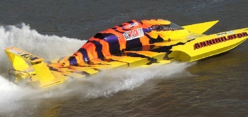 Annihilator © New Zealand Hydroplane Drivers Club .Phillip Hoskyn http://www.nzgrandprixhydroplane.com