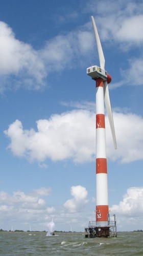 The Kiwi 470 crew pass a wind generator (see lower left quadrant) © Burling Media