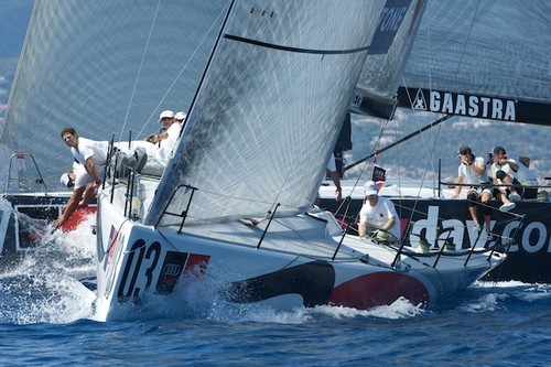 TP52 Realstone-Matador ESP52 and Valars RUS7. Day two of the Copa del Rey, Palma, Mallorca, Spain 4/8/2009 &copy; Chris Cameron www.chriscameron.co.nz