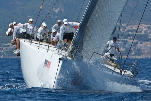Alfa Romeo NZL. Day two of the Copa del Rey, Palma, Mallorca, Spain 4/8/2009 &copy; Chris Cameron www.chriscameron.co.nz