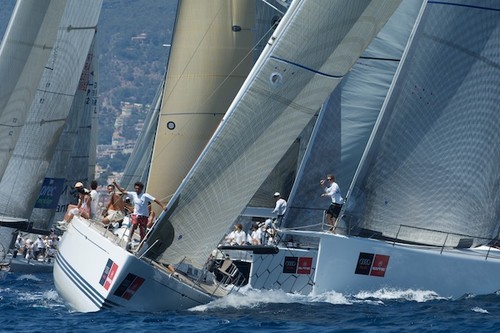 The IRC fleet count down to the start of their first day three race. Copa del Rey, Palma, Mallorca, Spain 5/8/2009 © Chris Cameron www.chriscameron.co.nz