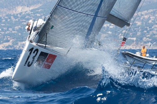 TP52, Synergy. Copa del Rey, Palma, Mallorca, Spain. 6/8/2009 © Chris Cameron www.chriscameron.co.nz