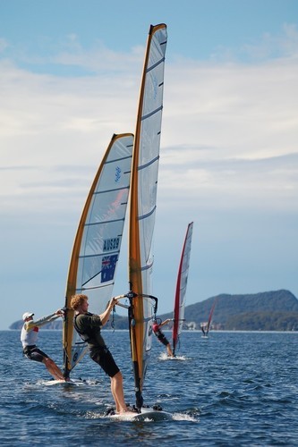 Brad Todd (left) pumps into the mark © Nicola Gourlay