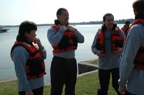 Eric Cartlidge (2nd from left) @ Cold Water Boot Camp, Winner of CYA’s 2009 William Abbott Senior Trophy © Canadian Yachting Association http://www.sailing.ca/