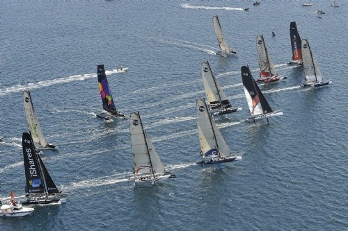 The Extreme 40 fleet  - iShares Cup - Hyeres © iShares Cup http://www.iSharesCup.com