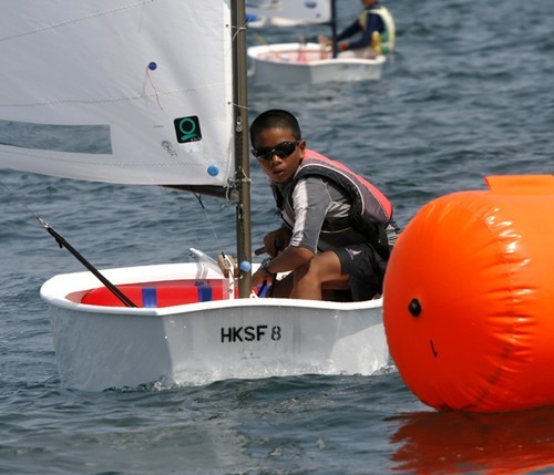 Muhamad Ramlan (INA), winner of the Optimist Class at the HKSF International Open Dinghy Regatta 2007 © Guy Nowell http://www.guynowell.com