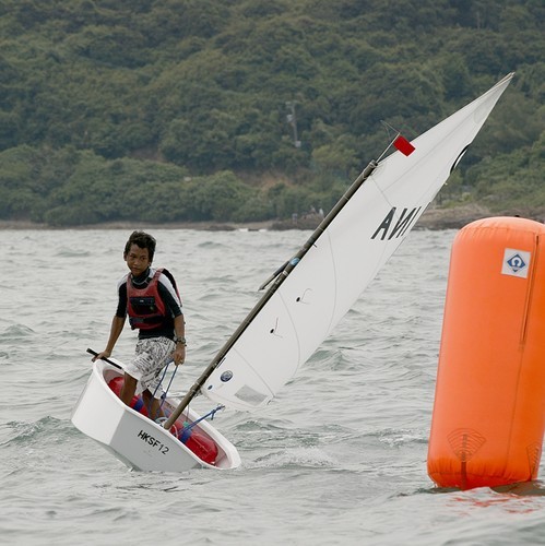 Aprinanda (INA), a worthy 3rd in Oppies at the HKSF International Open Dinghy Regatta 2007 © Guy Nowell http://www.guynowell.com