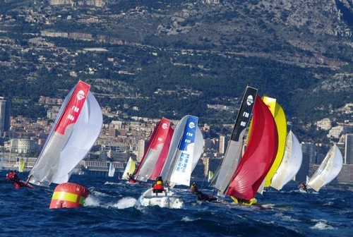 Longtze Premier fleet racing at the Primo Cup, Monaco © Xavier de Lesquen