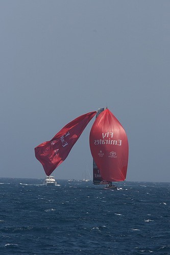 Crash and burn from the 2007 America’s Cup Race 5 © Ingrid Abery http://www.ingridabery.com