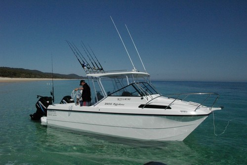 Kevlacat 6.5m series 2400, perfect for serious sports fishermen © Andrew Short Marine www.andrewshortmarine.com.au