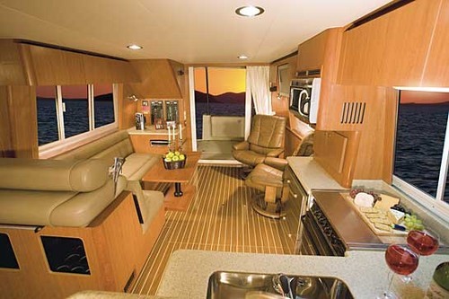 Mainship Expedition 40 Trawler- saloon © Mainship http://www.mainship.com.au