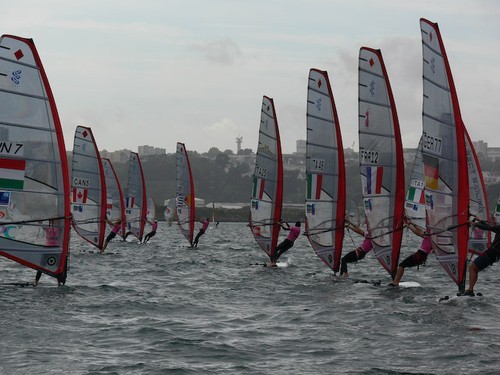 Womens Open, Day 1  RS:X Europeans, Brest, France © Claude Breton