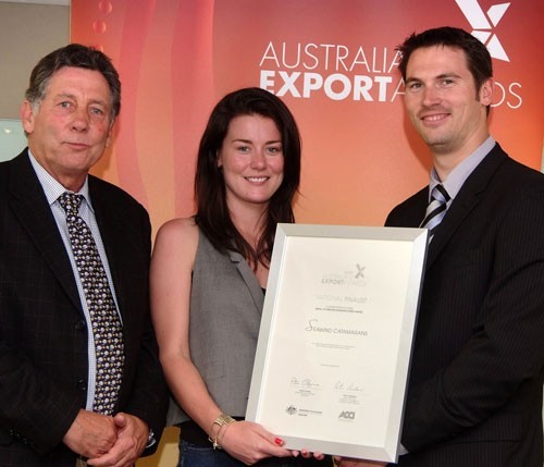 The Seawind team receiving their NSW Export Award. © MIAA