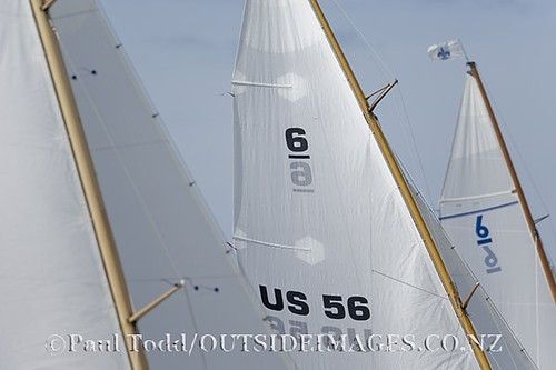 The 6 Metre worlds 2009 in Newport Rhode Island. Thursday 3rd day of racing.<br />
Strong breeze and current met the 6mR World Cup fleet again today, which kept the racing inside Narragansett Bay just north of Gould Island. For the second and third races of the day the course was shortened to 1.2 nm leg. Three races were completed in the Modern Division while the Classics completed two. &copy; Paul Todd/Outside Images http://www.outsideimages.com
