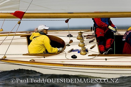 The 6 Metre worlds 2009 in Newport Rhode Island. Thursday 3rd day of racing.<br />
Strong breeze and current met the 6mR World Cup fleet again today, which kept the racing inside Narragansett Bay just north of Gould Island. For the second and third races of the day the course was shortened to 1.2 nm leg. Three races were completed in the Modern Division while the Classics completed two. &copy; Paul Todd/Outside Images http://www.outsideimages.com