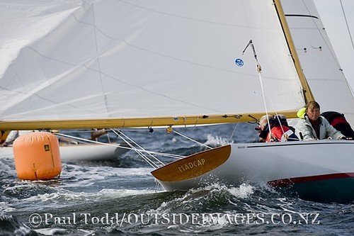 The 6 Metre worlds 2009 in Newport Rhode Island. Thursday 3rd day of racing.<br />
Strong breeze and current met the 6mR World Cup fleet again today, which kept the racing inside Narragansett Bay just north of Gould Island. For the second and third races of the day the course was shortened to 1.2 nm leg. Three races were completed in the Modern Division while the Classics completed two. &copy; Paul Todd/Outside Images http://www.outsideimages.com