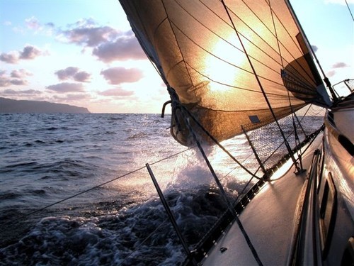 Sailing into the sunset © smart boating group http://www.smartboating.com.au