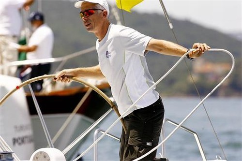 Philippe Presti (FRA) French Match Racing Team at Troia Portugal Match Cup 2009 © Wander Roberto 
