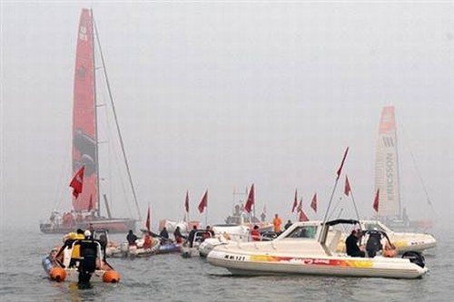 Qingdao In-Port Race postponed ©  David Kneale/Volvo Ocean Race http://www.volvooceanrace.com/