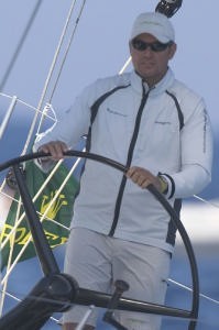Michael Illbruck helming PINTA, TP 52, Team Germany photo copyright  Rolex / Carlo Borlenghi http://www.carloborlenghi.net taken at  and featuring the  class