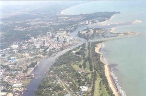 Miri aerial view photo copyright SW taken at  and featuring the  class