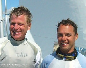 Ian Mitchell and Mark Upton-Brown of Briton © Gerald New http://www.sail-world.co.uk