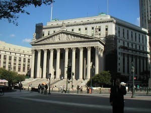 New York State Supreme Court, where the hearing will take place in three weeks time. © Event Media