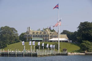 New York Yacht Club,  Newport, venue for the Rolex NYYC race Week photo copyright  Rolex/Daniel Forster http://www.regattanews.com taken at  and featuring the  class