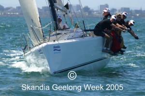 SAILING - Skandia Geelong Week 2005 / Melbourne, Australia - MERLIN - 21/01/05 - Photo:Teri Dodds photo copyright Teri Dodds http://www.teridodds.com taken at  and featuring the  class