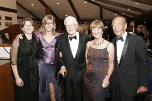 Rosetta Payne, Sarah Payne, Fritz Jewett, Wendy Payne and Jack Sutphen at the Rolex America's Cup Hall of Fame Induction Ceremony, St. Francis Yacht Club, Oct. 14 in San Francisco, CA. photo copyright Scott Kozinchik/Rolex. taken at  and featuring the  class