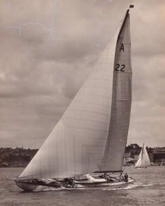Ranger sailing on the Waitemata in 1939 photo copyright George Layton taken at  and featuring the  class