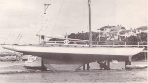 Ranger-hauled out in St mary&rsquo;s Bay (now Westhaven) photo copyright NZ Yachting taken at  and featuring the  class