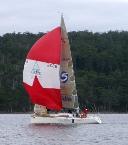 Scott Sharp’s Mumm 36 Sea Shells took line honours in the Driftwood William Jackson Memorial Cup race photo copyright Heidi Wilks taken at  and featuring the  class