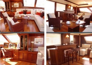 Skylla Yacht Interior photo copyright SW taken at  and featuring the  class