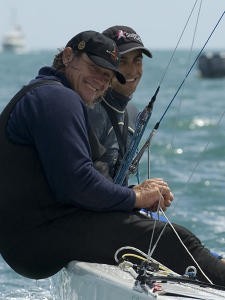 Crew, David Giles (AUS) won the 2007 Bacardi Cup after 18 years of Star sailing. photo copyright Fried Elliott http://www.friedbits.com taken at  and featuring the  class