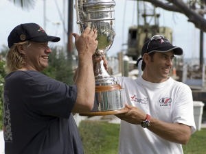 David Giles (AUS) and Hamish pepper (NZL) after winning the Bacardi Cup photo copyright Fried Elliott http://www.friedbits.com taken at  and featuring the  class