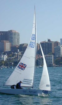 Ian Walker (GBR) and Andy Covell, Star Silver medalists in Sydney 2000. © Jessica Statham