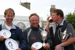Stuart Childerley and his crew Simon Russell and Roger Marino - photo © Etchells Class http://www.etchells.org.au