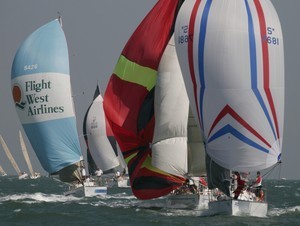 SAILING - Skandia Geelong Week 2006 - Scotchman's Hill Series, Race 2, Melbourne, Victoria (AUS) - 25/01/06 - Photo: Teri Dodds

 photo copyright Skandia Geelong Week http://www.geelongweek.com taken at  and featuring the  class