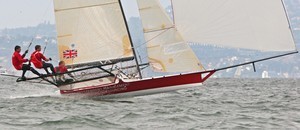The Brits downwind -Ronstan Bridge to Bridge Race San Francisco photo copyright Crosbie Lorimer http://www.crosbielorimer.com taken at  and featuring the  class