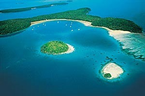 Tonga from the air © Media Services
